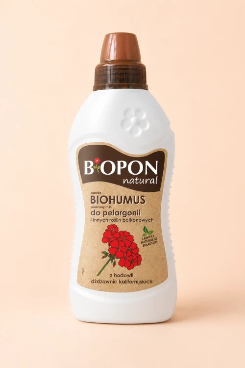 BIOPON Nawóz typu Biohumus do pelargonii i innych roślin